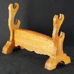 Kawashima Lakovan� d�ev�n� stojan na 2 katany a me�e