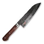 N�� Santoku 165 mm Suncraft Senzo Universal Tsuchime Damascus