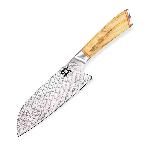 N�� Santoku 175 mm SOK Olive Sunshine Damascus