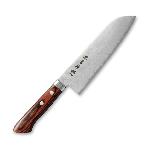 Japonsk� n�� Santoku 165 mm Kanetsune Forged VG-1 Damascus blade
