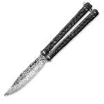 Skl�dac� n�� Dellinger Carbon Butterfly, dama�kov� ocel VG-10