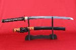 V�prodej! Wakizashi IWADE ru�n� kovan� z oceli 1095 a re�ln�m hamonem od firmy Kawashima